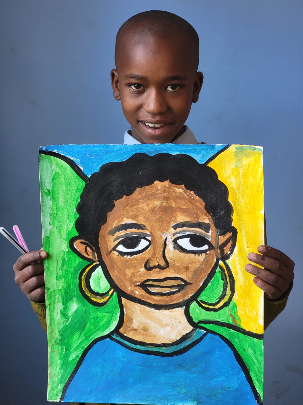 Angelight Samwel’s Bright Portrait artwork